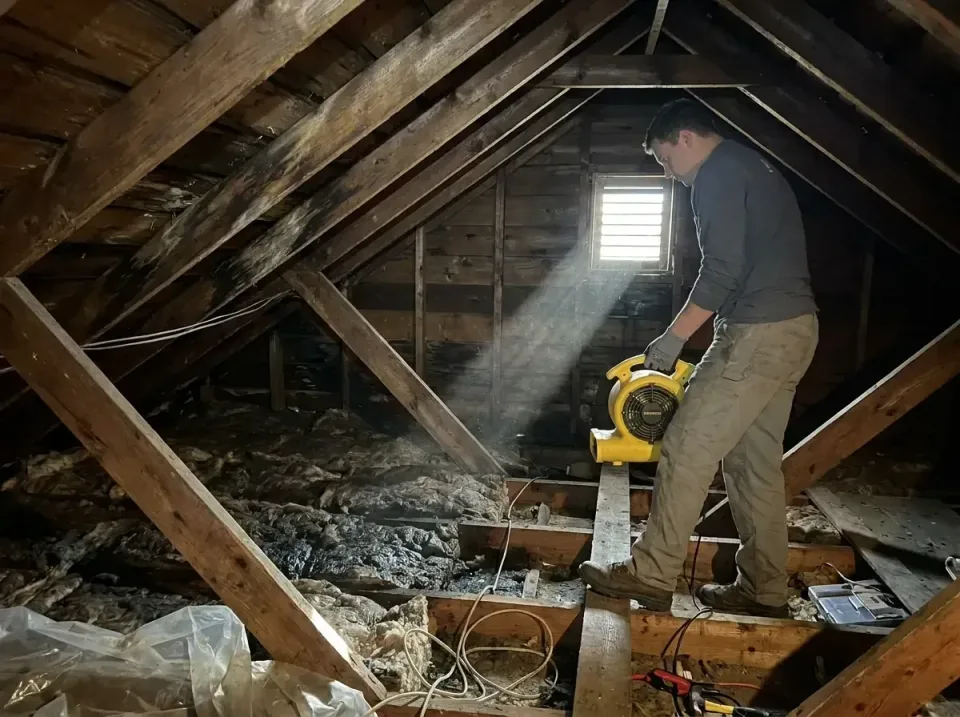 attic-water-damage-drying-proc-007 — frequently asked questions, Emergency Water Extraction & 24/7 Flood Response in Maxton,…